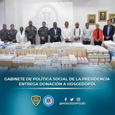 GABINETE DE POLÍTICA SOCIAL DE LA PRESIDENCIA ENTREGA DONACIÓN A HOSGEDOPOL