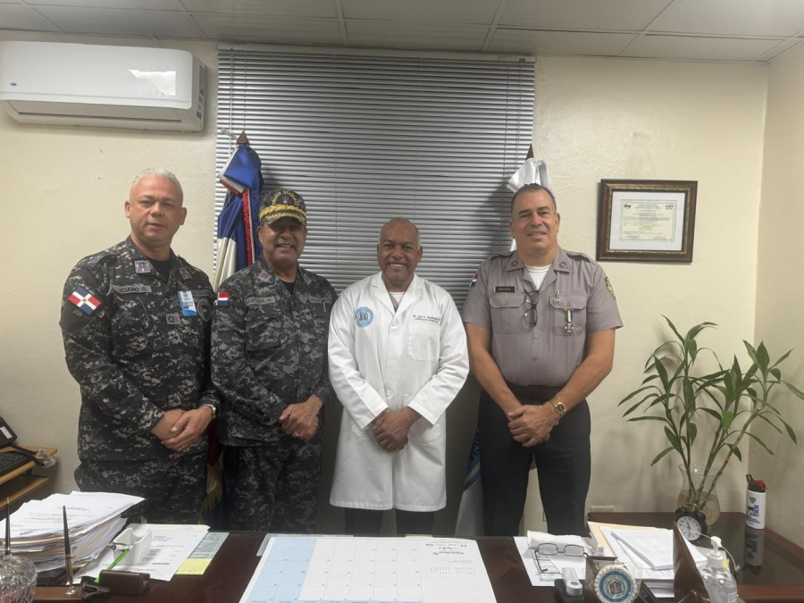 General José I. Santana Morillo P.N., realiza visita a HOSGEDOPOL