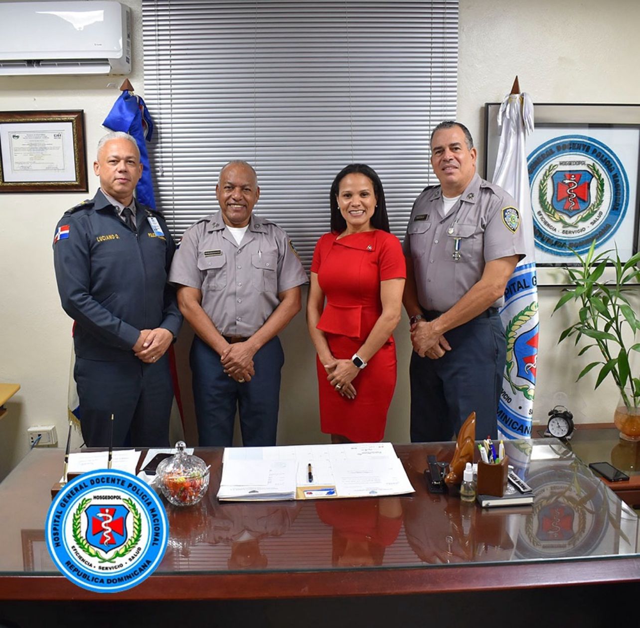  Visita de cortesía de la Dra. Yakaira García Peralta; Directora del Hospital Infantil Dr. José Manuel Rodríguez Jimenes antiguo Santo Socorro.